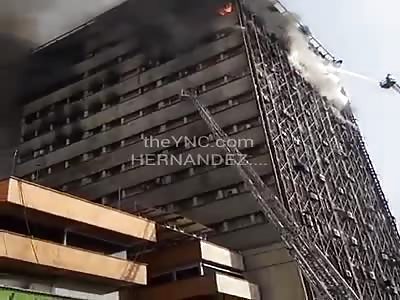 Horrible fire in building