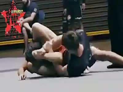 Brutal move breaks the mma fighter arm