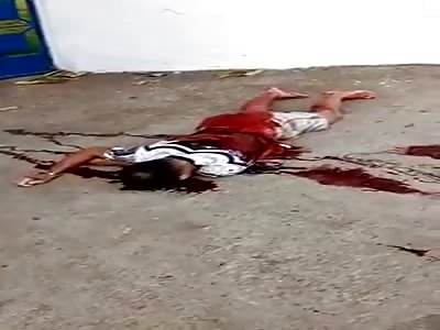 Short Video of Blood Soaked Murdered Man