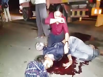 Woman Cries Over Blood-Soaked Dead Boyfriend For Love