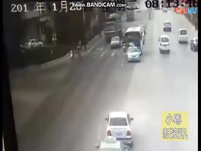 Cyclist Brutally Crushed to Death by a Truck