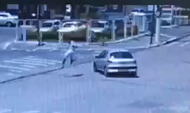 Biker Hits Car and is Killed Instantly