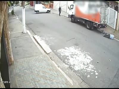 Old Man Gets Crushed to Death by Reversing Truck