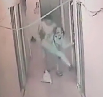 WTF - Horny Chinese Pervert Drags Screaming Woman into His Apartment