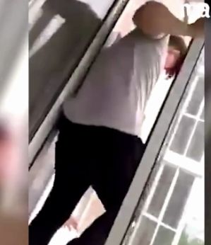 Stupid Kid Falls to His Death While Hanging Outside a Tall Building