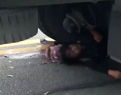 Woman Biker Got Crushed under Truck