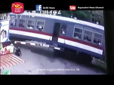 Damn! Two Bikers Struck and Killed by Train at Ragama peralanda railway crossing