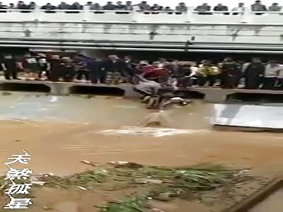 Dead Body Pulled out of Drain
