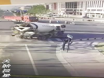 Biker Brutally Crushed by Cement Mixer + Aftermath