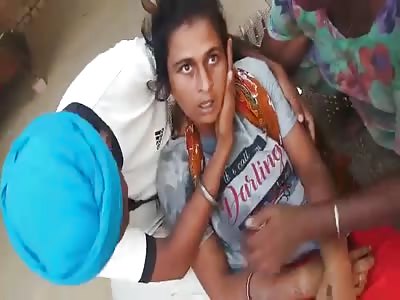 Young india Girl Dying of Seizure
