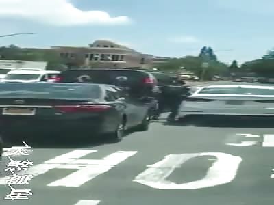 Man Gets Run Over in Road Rage Fight