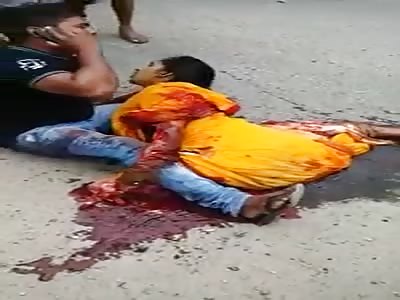 Man and Woman In Agony in India