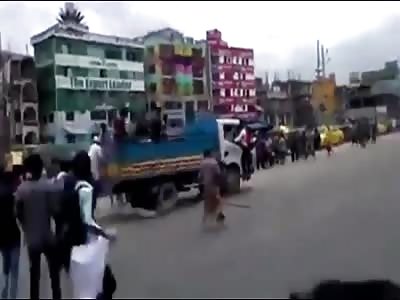 Indian Man Gets Both Ends of the Truck