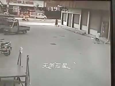 Moment of Suicide Impact in China