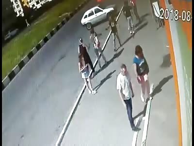 Students Brutally Beaten Until Knocked Out