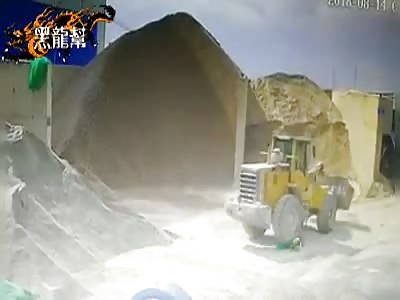 Damn... Worker Gets Crushed by a Digger