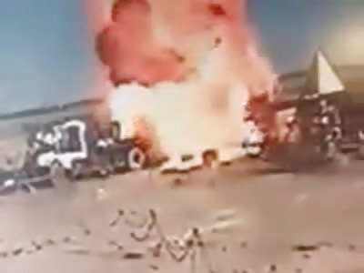 Worker Burns Alive From Big Explosion