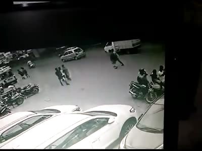 Angry Father Attacks Love Couple on Motorbike With Hatchet