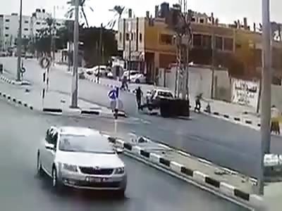 Brutal Accident on Salah al - Din street