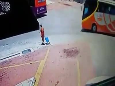 Woman Crushed by Both Ends of a Bus + Aftermath