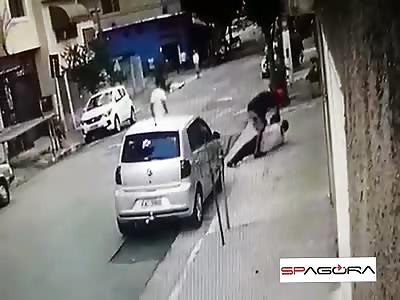 CCTV of Man Murdered by Thieves