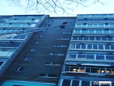 Old Man Falls 9 Storeys to his Death (Another Angle)