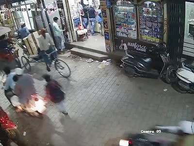 Boy Rider Crushed by a Rickshaw