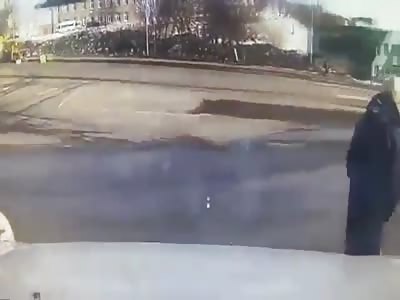 Dashcam of Pedestrian Run over and Killed