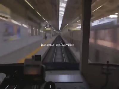 Subway suicide caught on driver's cam