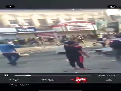 Protester killed by sniper head shot