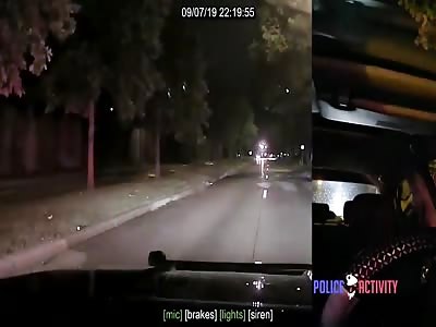Dashcam Shows Police Shooting Man Threatening Officers With Knife