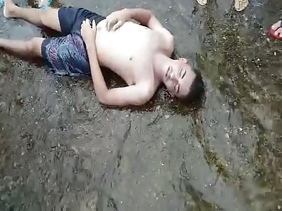 Young man drowns