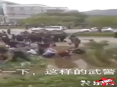 Villagers from Qionghua village, Hainan, were beaten
