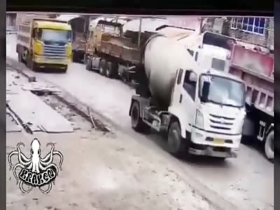 Man dies crushed by truck