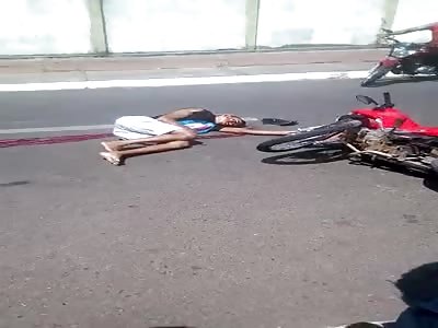 Accident  fatal in motorcycle