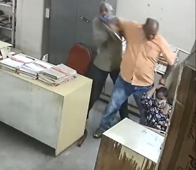 Woman Savagely Beaten by the Manager on Duty