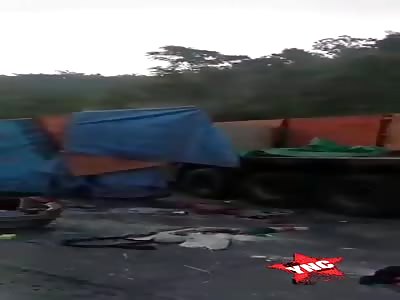 fatal accident, the truck loses control and crashed