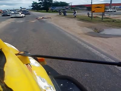 fatal accident, man dies with his head crushed