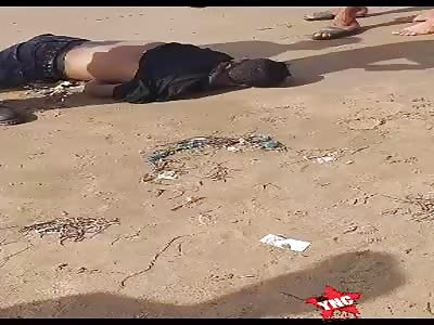 corpse of a man, found on the seashore