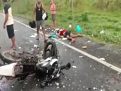 fatal accident, collision between motorcyclists