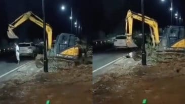 Man Crushes Coworker with Excavator During Argument in China