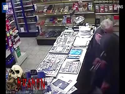 Lol, Old Lady is Not to be Fucked With or Robbed..