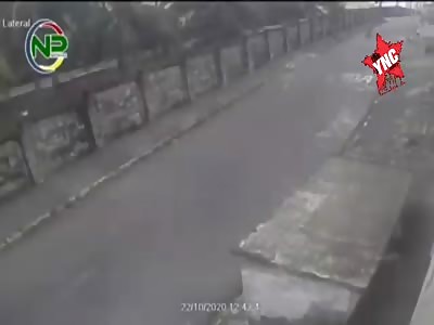 Murdered man with head shot, Brazil, (full video).