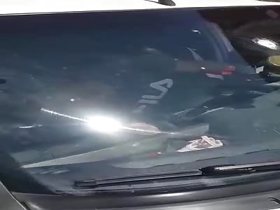 Murdered man inside the car