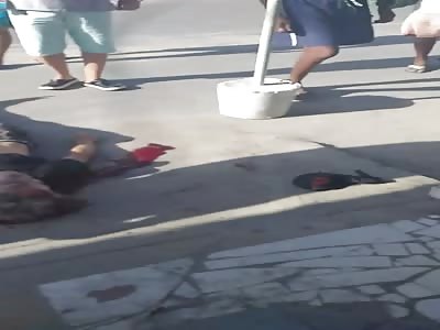 Young man was killed in the street