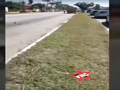 Brutal road accident
