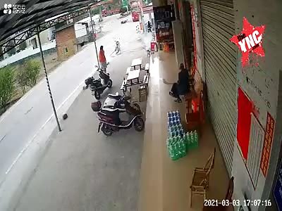 A bad day to go out on a motorcycle