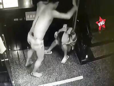 Woman is brutally beaten by her boyfriend