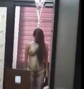 Naked Chinese Prostitute Found Hung 