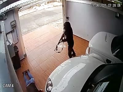 man killed with rifle (full video)